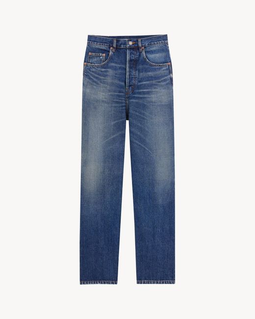 Saint Laurent Blue High-Rise Jeans for men