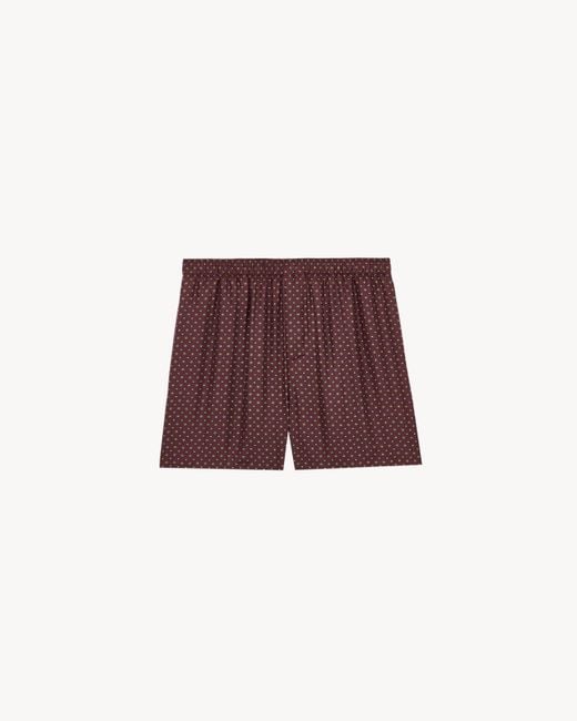 Saint Laurent Purple Shorts for men