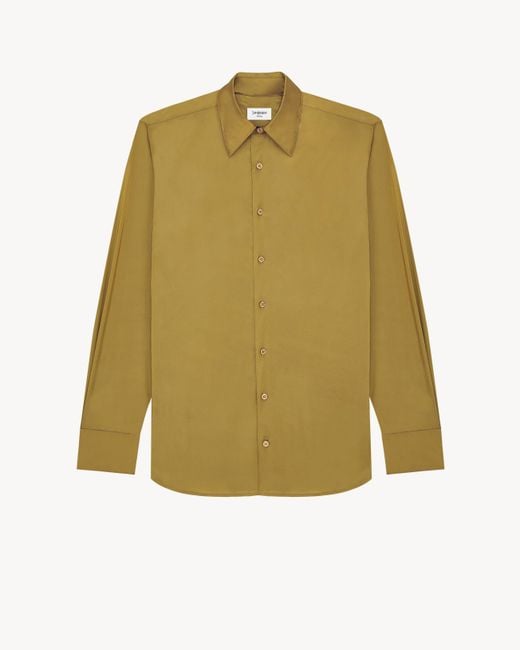 Saint Laurent Green Shirt for men