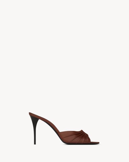 Saint Laurent Multicolor Babylone Mules