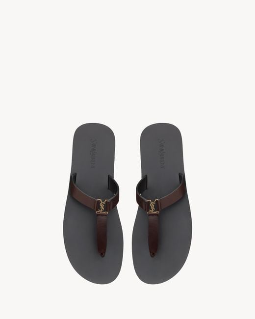 Saint Laurent Multicolor Babylone Slides for men