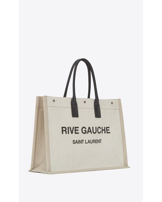 rive gauche canvas tote