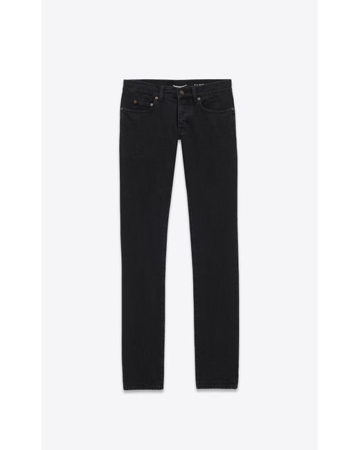 Saint Laurent Black Slim-fit Jeans for men