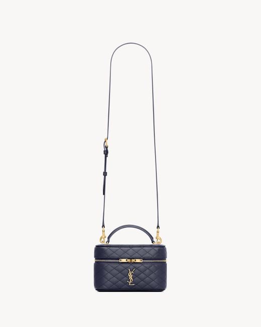 Saint Laurent Blue Gaby Vanity Bag