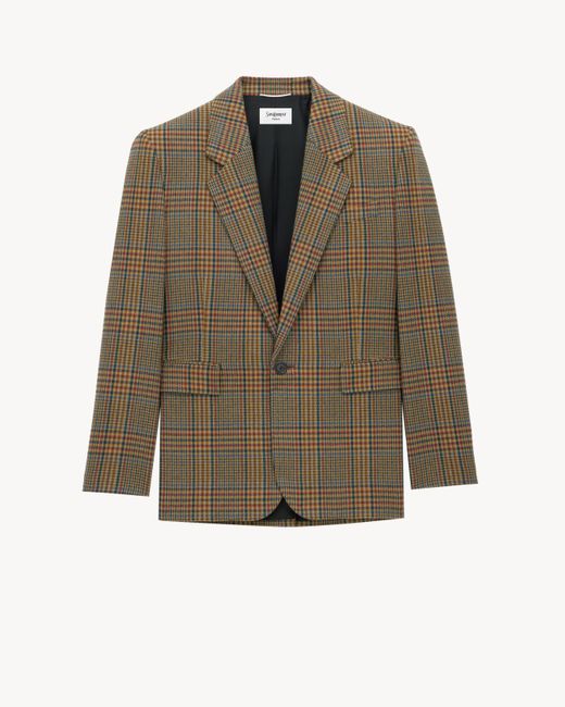 Saint Laurent Green Saint Laone Sizerent Jacket