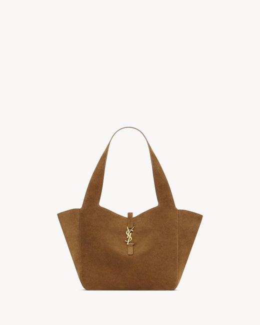 Saint Laurent Brown Le 5 À 7 Small Bea