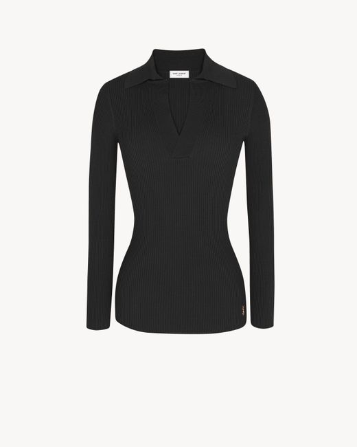 Saint Laurent Black Top Cassandre