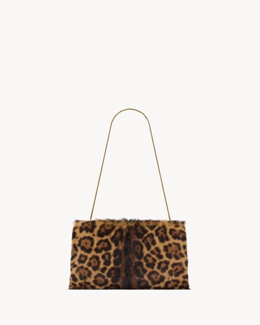 Saint Laurent Natural Clutch Large