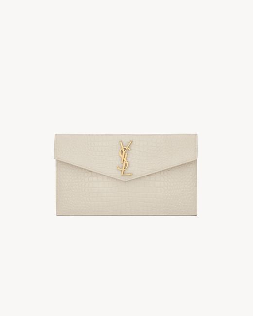 Saint Laurent Natural Uptown Pouch