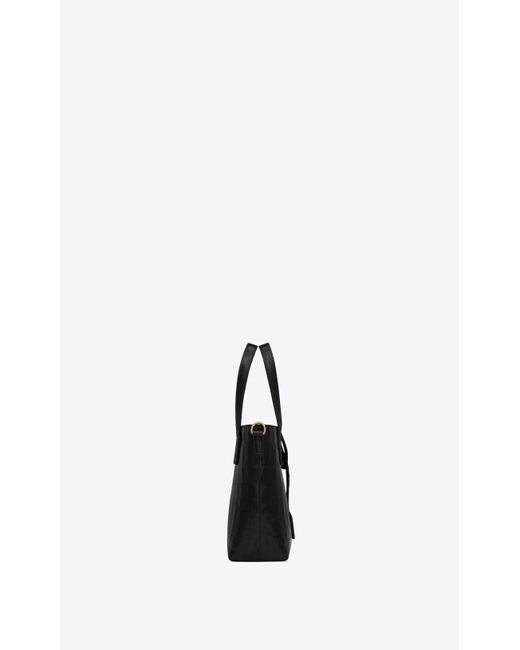 Saint Laurent パリ ミニ トイ ショッピング(クロコダイルエンボス