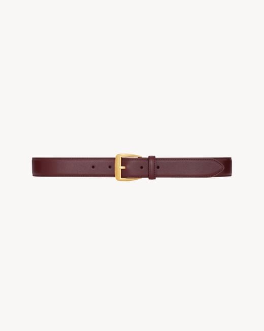 Saint Laurent Purple Saint Laone Sizerent Trapezoid Belt