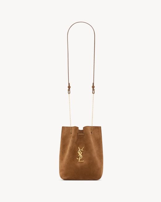 Saint Laurent Saint Laone Sizerent ポーチ（スエード） White