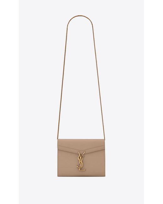 Saint Laurent カサンドラ チェーンウォレット(グレイン ド プードル