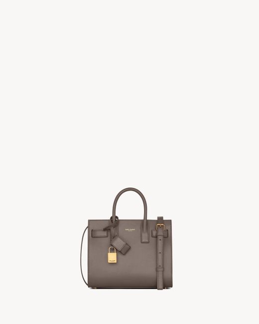 Sac De Jour En Cuir Lisse Saint Laurent en coloris Multicolor