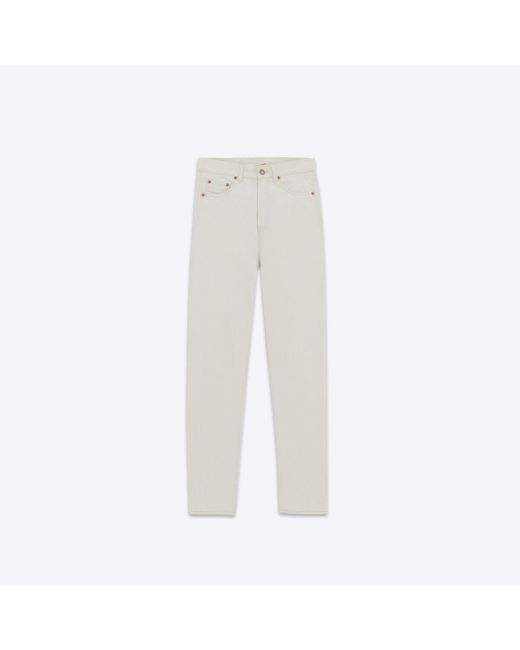 Saint Laurent White Slim-fit Jeans