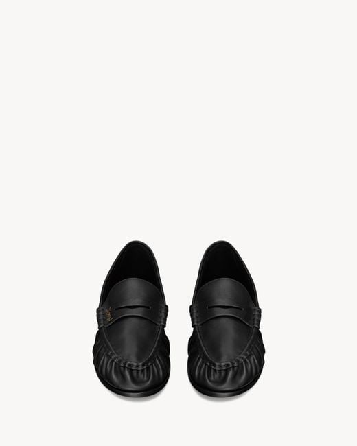 Saint Laurent Black Le Loafer Supple