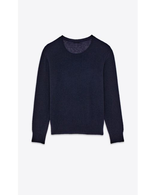 Saint Laurent Blue Weater for men