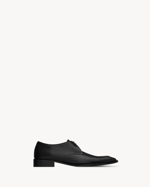 Saint Laurent White Connor Derbies for men