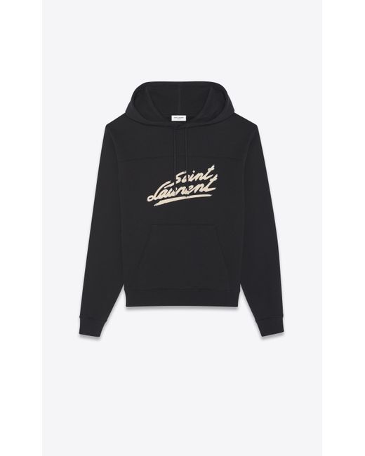 black saint laurent hoodie