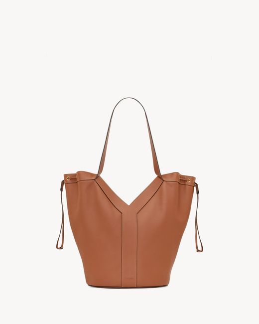 Saint Laurent Brown Saint Laone Sizerent Y Large Hobo