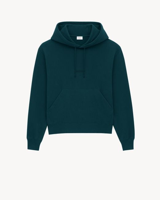 Saint Laurent Green Hoodie for men