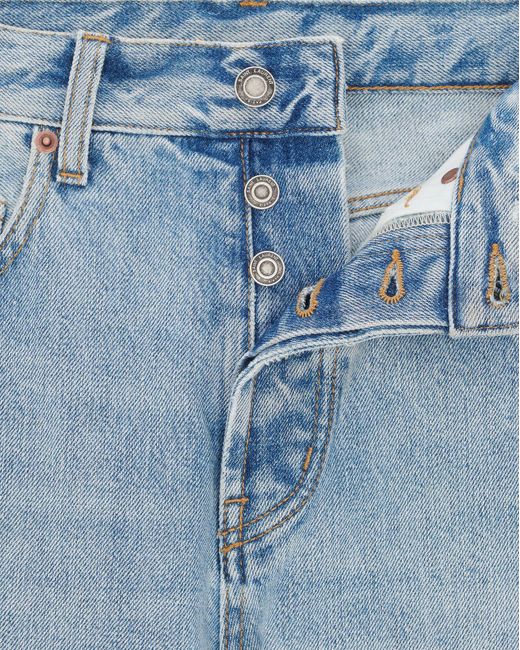 Saint Laurent Blue Long baggy Jeans