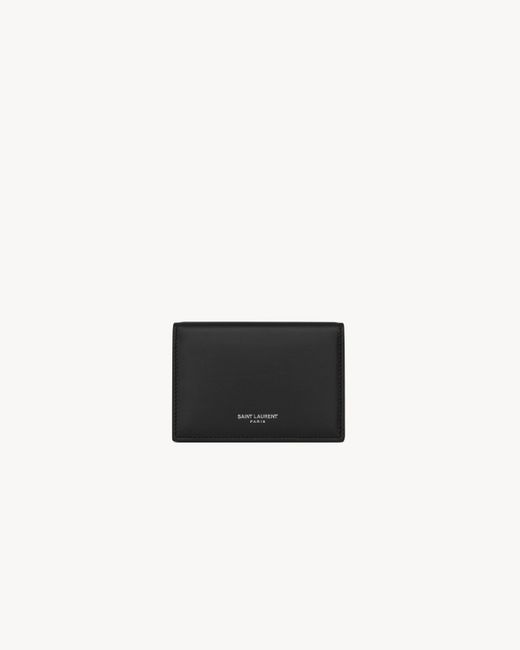 Saint Laurent Black Tiny Wallet for men