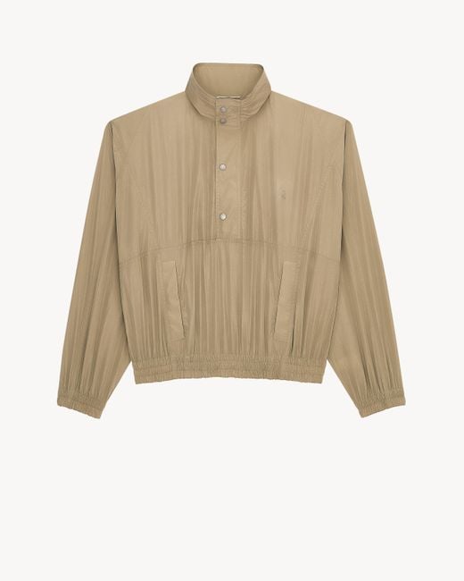 Saint Laurent Natural Cassandre Windbreaker