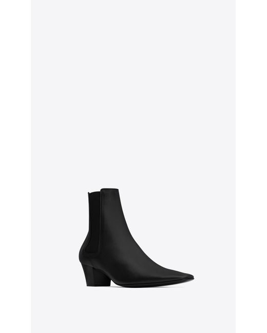 Saint Laurent Black Rainer Chelsea Boots for men
