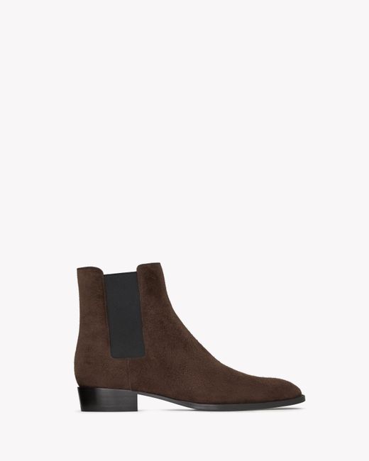 Mens saint laurent chelsea boots best sale