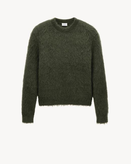 Saint Laurent Green Saint Laone Sizerent Sweater for men