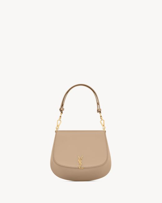 Saint Laurent ヴォルテール トップハンドル（ボックス サンローラン） ベージュ Natural