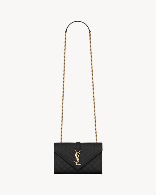 Saint Laurent White Envelope Small