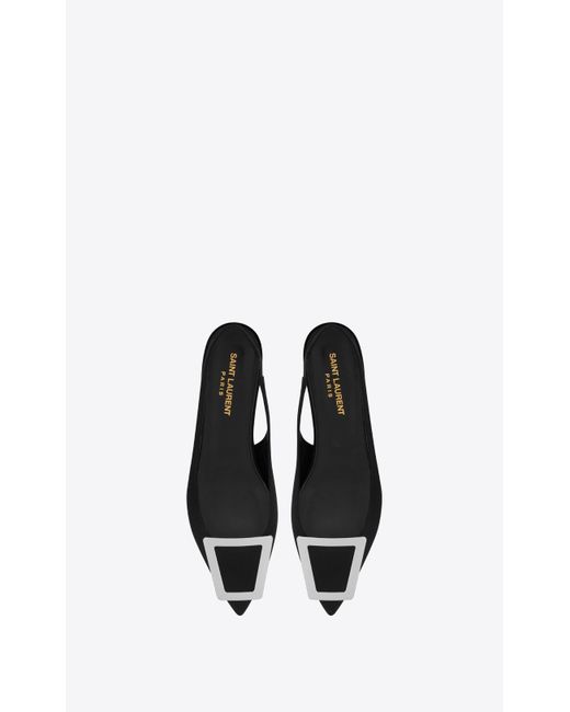 ysl slingback flats