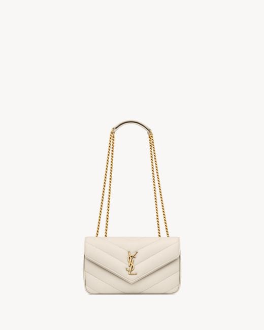 Saint Laurent Natural Loulou Small