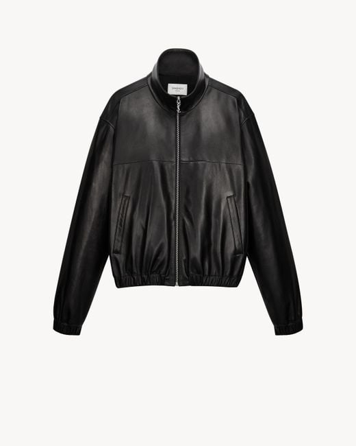 Saint Laurent Black Cassandre Jacket for men