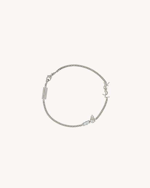 Saint Laurent Metallic Brass Bracelet