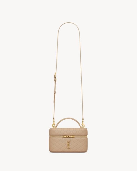 Borsa Vanity Gaby di Saint Laurent in Natural