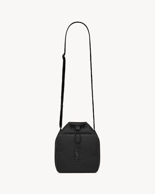 Saint Laurent Black Niki Small Bucket Bag for men