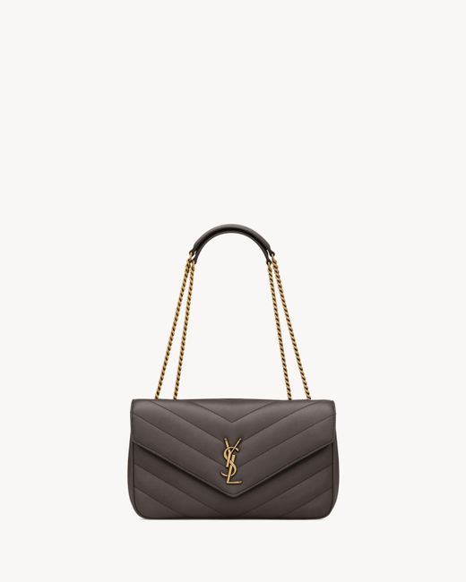 Saint Laurent Natural Loulou Medium Bag
