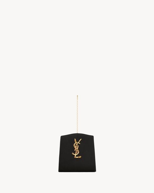 Saint Laurent Black Evening Mini Bracelet Bag