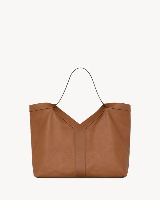 Tote Y di Saint Laurent in Brown da Uomo
