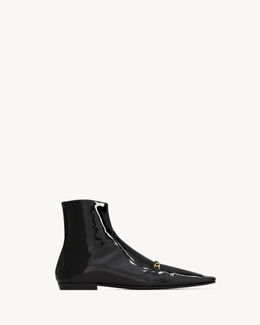 Saint Laurent White Milton Boots for men