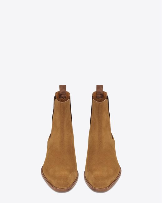 wyatt tan apron boot