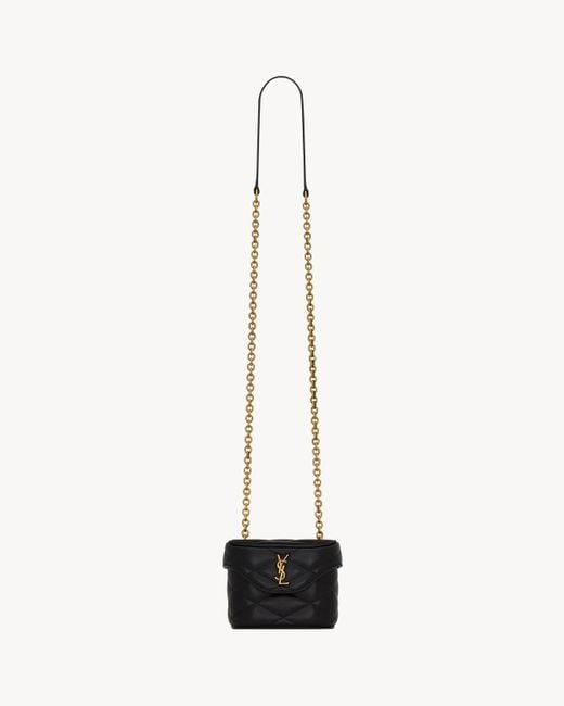Saint Laurent Saint Laone Sizerent ジューン マイクロボックス（キルティング／ラムスキン） Black