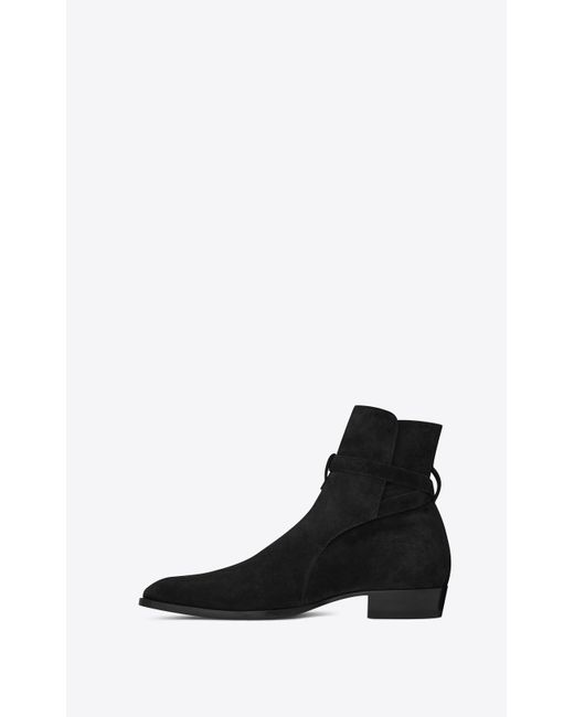 saint laurent wyatt jodhpur boots
