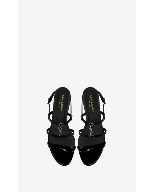 cassandra patent leather sandals
