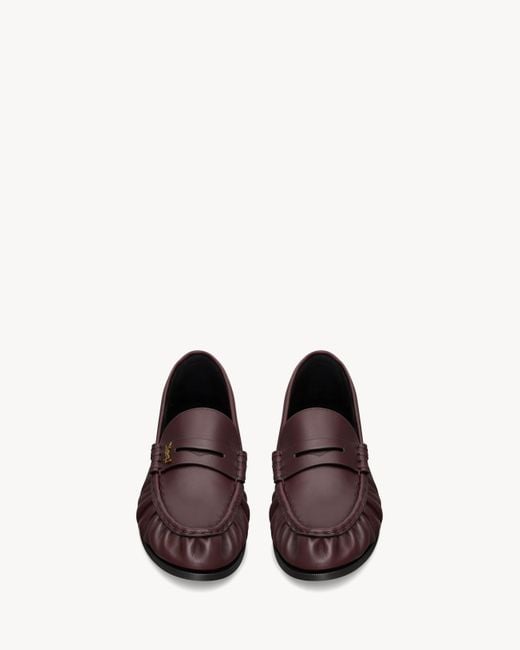 Saint Laurent Purple Le Loafer Supple for men