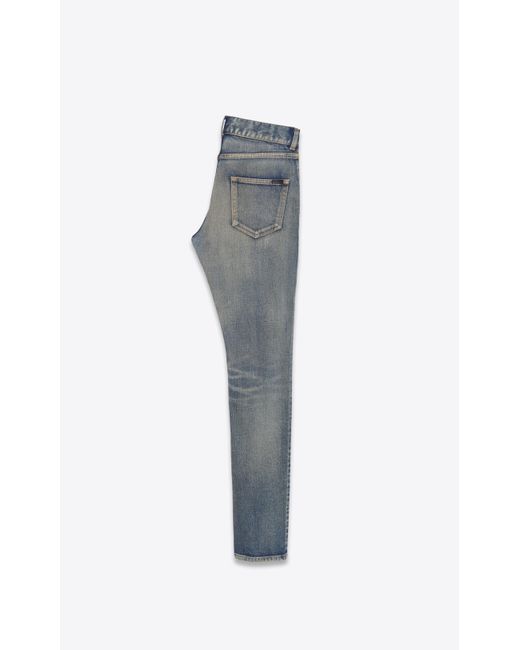 Saint Laurent Denim Jean Skinny Dirty 
