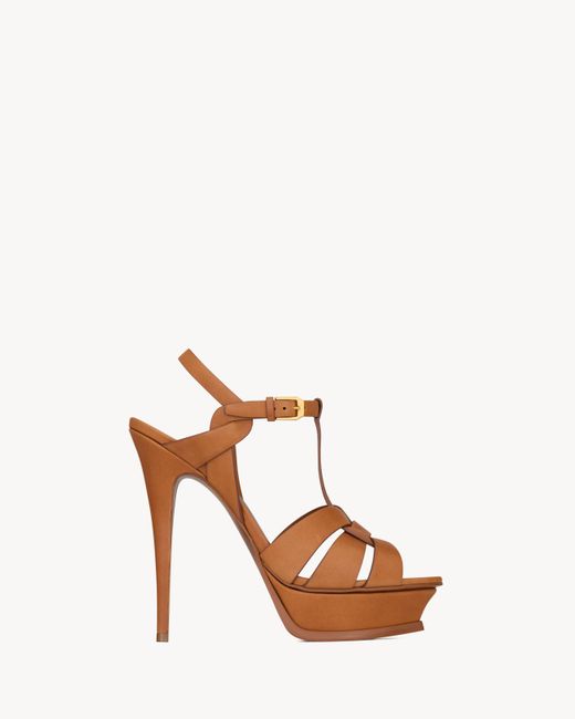 Saint Laurent Multicolor Tribute Platform Sandals